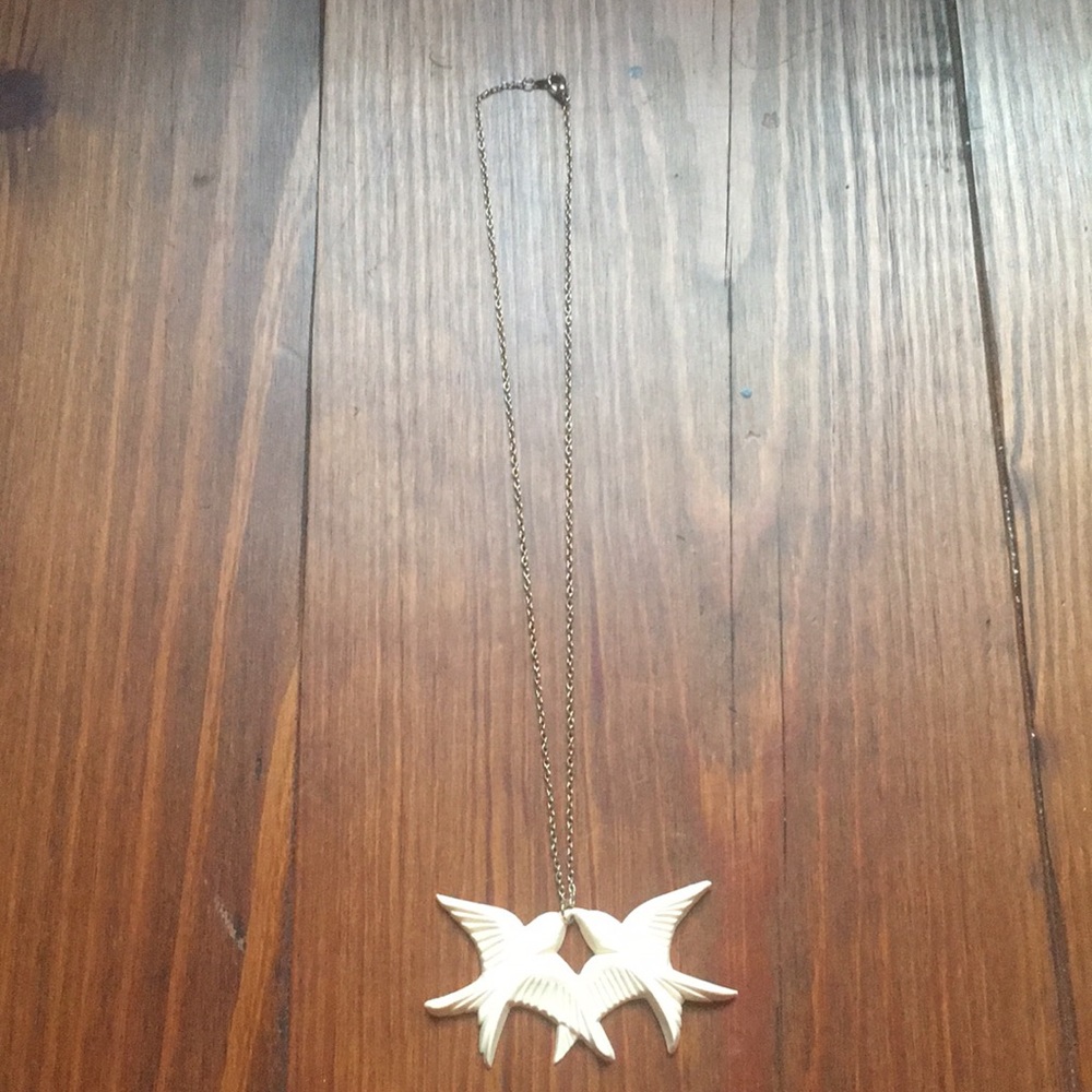 Beautiful white Bird Necklaces